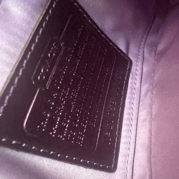 COACH limited edition rare Purple Poppy Sequins wristlet Y2k - Picture 4 of 13